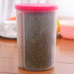Candy Color Dismountable Storage Bottles Jars With 3 Slots