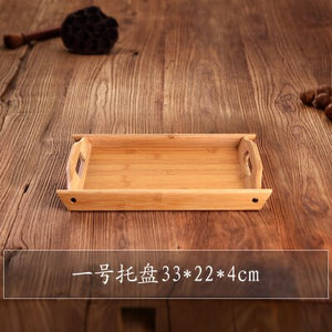Japan Style Bamboo Tea Trays