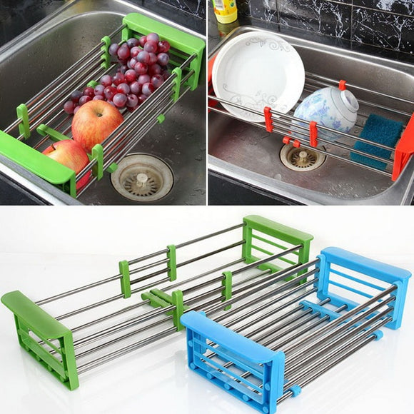 Stainless Steel Sink Dish Drying Rack