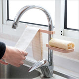 2Pcs/Set Sponge Holder Kitchen Organizer