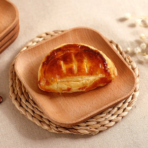 12.8*12.8cm Square Wooden Tray Dinner Plate