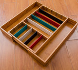 Bamboo Adjustable Storage Box