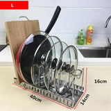 Adjustable Stainless Steel Storage Rack Organizer