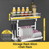 Stainless Steel Kitchen Storage Rack Holder