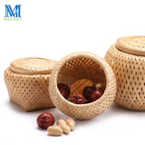 Meltset 1 Pc Natural Bamboo Storage Box