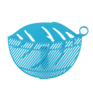 1PC Durable Clean Leaf Shape Rice Wash Sieve