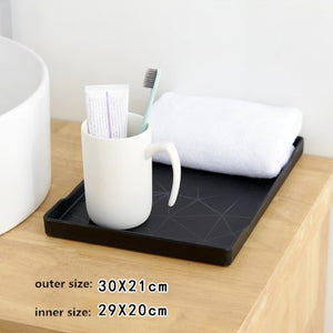 Rectangular Plastic Serving Tray