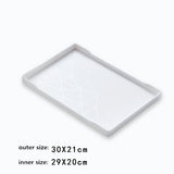 Rectangular Plastic Serving Tray