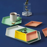 4PCS Innovative Color Geometric Storage Tray