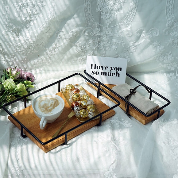 Wooden Desktop Storage Trays