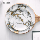 Nordic Style Marble Dinner Plate