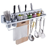 1Pce Metal Strong Silvery Kitchen Shelf Space