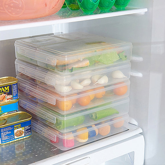 1pcs Fridge Freezer Space Saver Refrigerator Storage Box