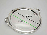 24/30cm/35cm Wedding Decoration Steel Trays