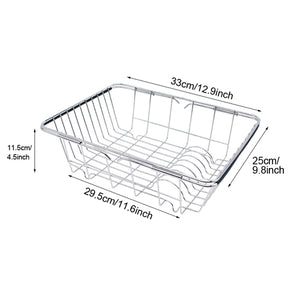 Stainless Steel Sink Dish Drying Rack