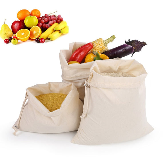 Reusable String Fruit/Vegetable/Rice/Bread Bag