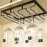 Iron Metal Craft 3 Rows Steamware Hanger Wine Glass Cup Holder