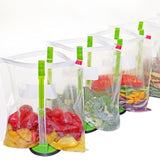 2Pcs Bag Clip Ziplock Storage Bag Holder