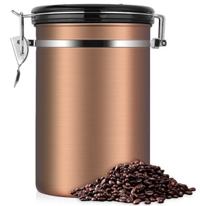 Stainless Steel Airtight Coffee Container