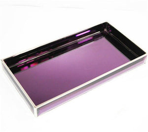 European Metal Glass Tray