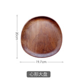 Black Walnut Wooden Dinner Plate