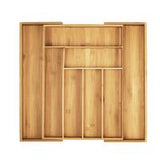 Expandable Cutlery Bamboo Drawer Organizer