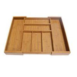 Expandable Cutlery Bamboo Drawer Organizer