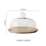1pcs/Glass Transparent Cover Cake Plate has been imported to Shopify store.