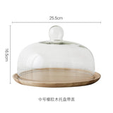 1pcs/Glass Transparent Cover Cake Plate has been imported to Shopify store.
