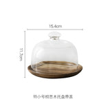 1pcs/Glass Transparent Cover Cake Plate has been imported to Shopify store.