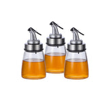 3pcs/set Glass Liquid Oil Bottles Jars