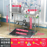 Stainless Steel Dishes Rack Stready Sink Drain Rack Kitchen Oragnizer