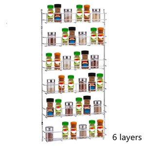 6 Tiers Kitchen Spice Rack Multifunctional Organizer