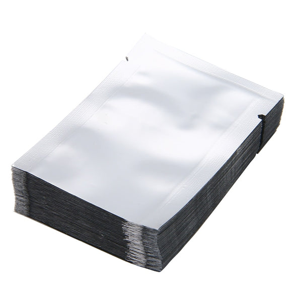 100pcs Silver Aluminum Foil Bags Vacuum Bags