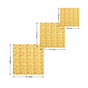 3PCS Beeswax Organic Cotton Beeswax Fresh Cloth