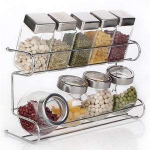 Cooking Seasoning Bottle Stand Spice Jars