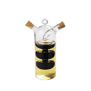 Innovative Dual Glass Oil Storage Bottle