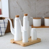 Home Ceramic Soy Sauce Bottle Vinegar Dressing Jar