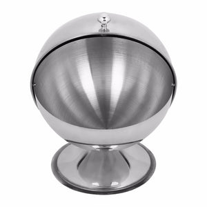 Stainless Steel Serving Bowls Lid Sugar Salt Container Storage