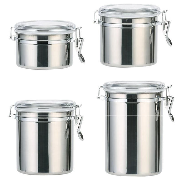 5 Inches Silver Sealed Food Storage Containers