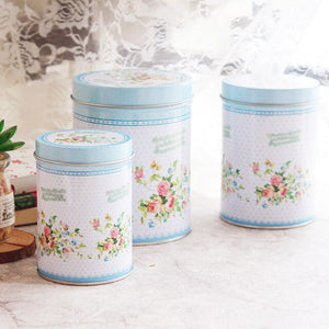 3pcs/lot Tin Box Multi-use Case Candy or tea Can Set Home Storage