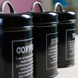 3Pcs/Set Spice Jar Sugar Coffee Tea Canister Food Storage