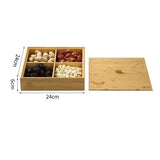 Chinese Snack Candy Storage Tray Creative Wood