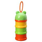 3 Layers Cute Infant Baby Milk Powder Dispenser Container Storage