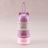 3 Layers Cute Infant Baby Milk Powder Dispenser Container Storage