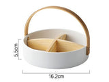 Japan Style Ceramic Plates Partition Tray