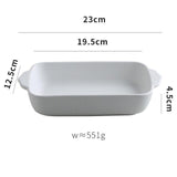 Nordic Rectangular Colorful Ceramic