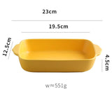 Nordic Rectangular Colorful Ceramic