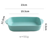 Nordic Rectangular Colorful Ceramic