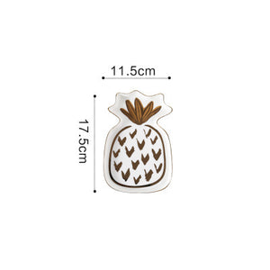 1PC Home Fashion Flamingo Cactus Ceramic Storage Tray
